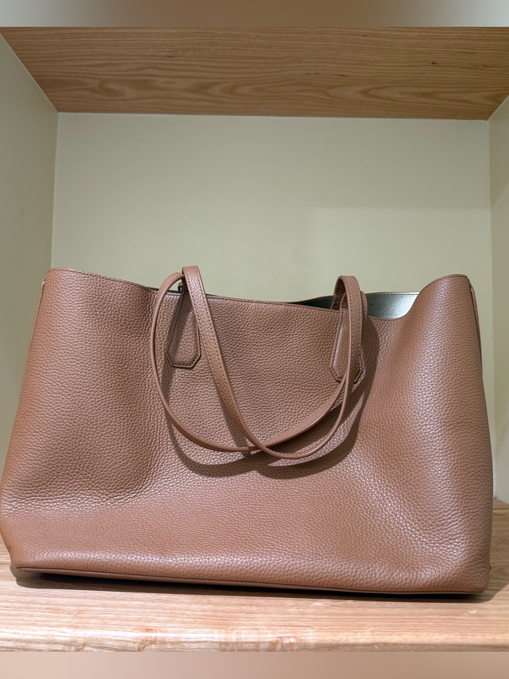 Tory Burch Brown Leather Tote Bag - Picture 2 of 7